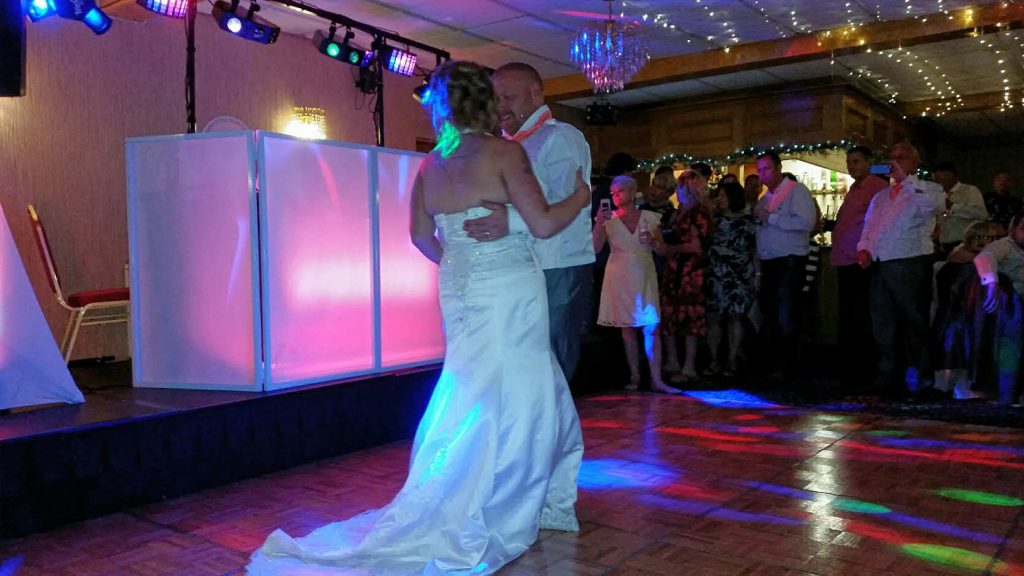 Weddings - Happy Sounds Mobile Disco - First Dance Wedding White Waters Llangollen